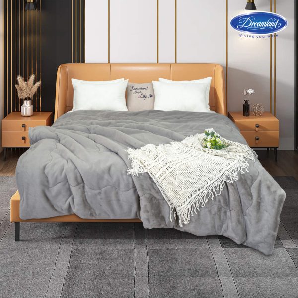 Chăn lông chồn xuất khẩu Mỹ - GRAY