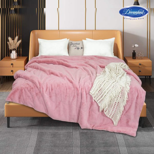 Chăn lông chồn xuất khẩu Mỹ - PINK