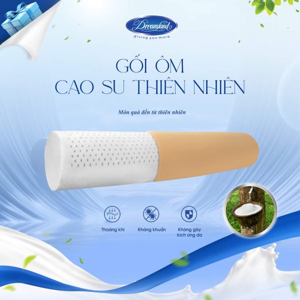 Gối ôm cao su thiên nhiên